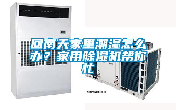 回南天家里潮濕怎么辦？家用除濕機幫你忙