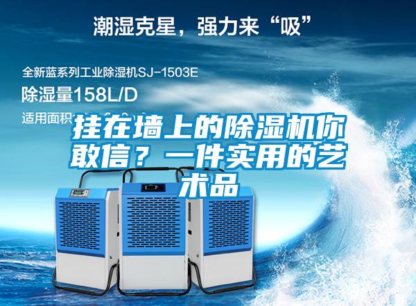 掛在墻上的除濕機(jī)你敢信?一件實(shí)用的藝術(shù)品