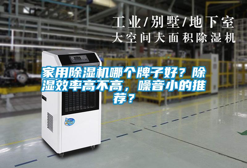 家用除濕機哪個牌子好？除濕效率高不高，噪音小的推薦？