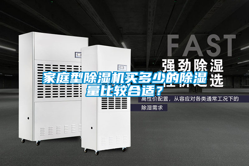 家庭型除濕機買多少的除濕量比較合適？