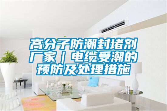 高分子防潮封堵劑廠家|電纜受潮的預(yù)防及處理措施